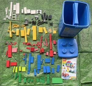 LEGO* basic set blue bucket *7615* Lego * block is .. attaching * catalog * instructions *