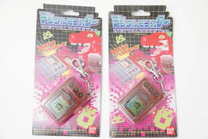  Bandai Digital Monster first generation at that time goods 1997 year digimon unused goods 2 piece set 