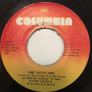 試聴 / CYNDI LAUPER / TIME AFTER TIME /Columbia/Pop/Bllad/'83/big hit !!/7inch/1005