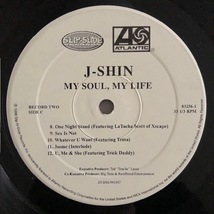 J-SHIN / MY SOUL,MY LIFE /Atlantic/XSCAPE/LA TOCHA SCOTT/R&B/Soul/US盤/'99/LP,Album_画像5