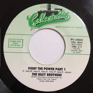 THE ISLEY BROTHERS / FIGHT THE POWER PART 1 /Collectables/Funk/Soul/big hit !!/7inch/1020