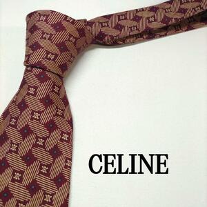 Celine Celine Wine Red Check Patter