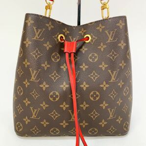 1円 ☆美品☆ ルイヴィトン LOUIS VUITTON バッグ ショルダーバッグ クロスボディ 2WAY ネオノエ モノグラム コクリコの画像2