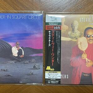 Stevie Wonder SHM-CD 紙ジャケット 帯付 IN SQUARE CIRCLE/ CHARACTERS の画像1