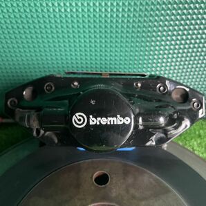 スバル レガシィ BP5/BL5 平成20年 BREMBO ブレンボ キャリパー R2POT/315mm BREMBO ローター左右セット STI メッシュホース付き 中古の画像3