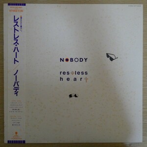 LP5703☆帯付「NOBODY / レストレス・ハート / WTP-90432」
