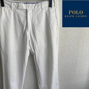 POLO RALPHLAUREN ストレッチスリムフィット　チノパン　白　ポロラルフローレン　31/32