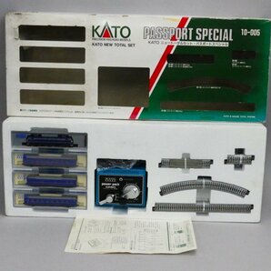 z591 KATO カトー Nゲージ 10-005 NEW TOTAL SET パスポートスペシャル 鉄道模型 EF66 客車 車両付き 走行動作品の画像1