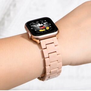 Apple Watch バンド 樹脂ベルト アップルウォッチ ベルト ステンレス留め金 時計バンド 腕時計 