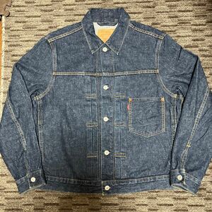 リーバイスプレミアム　1st大戦モデルタイプデニムジャケット　ネイビー　USsizeS Levi’spremium 希少美品！！