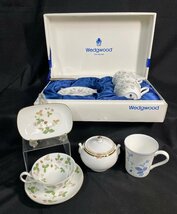 SA443 ★ウェッジウッド★カップ&ソーサー★マグカップ★シュガーポット★WEDGWOOD★1円スタート！！】アンティーク コレクション_画像1