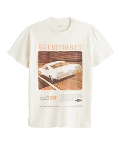 アバクロ Abercrombie&Fitch 半袖Tシャツtx042クリーム