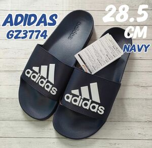 【28.5cm】adidas　アディダス　ネイビー　シャワーサンダル　サンダル　ユニセックス　スポーツ　プレゼント　サッカー　部活