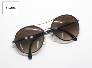  Chanel sunglasses CHANEL 4228-Q c.470/S5 56*17 140 here Mark black frame Brown lady's case attaching 2018703