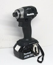 makita マキタ インパクトドライバ TD173DRGXB ブラック 18V 6.0Ah バッテリ(BL1860B)×2 充電器(DC18RF) ケース付 2042988_画像2