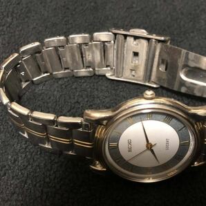 美品 SEIKO LUCENT セイコー ルーセント5E21-6E00 メンズ クォーツ 3針 腕時計 純正ベルトの画像5