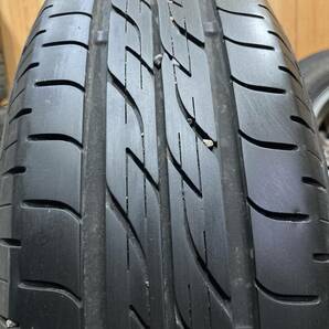 ソリオ 14×4.5J 4穴 PCD100 オフセット +45 22年製 ブリヂストン NEXTRY 165/65R14 8～9分山 4本 札幌近郊引取OKの画像7