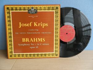 ◆ LP【 Japan】The Vienna Philharmonic Orchestra Conducted By Josef Krips /Brahms Symphony No.1 In C Minor, Op.68 Mono