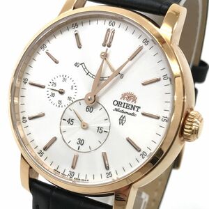  new goods ORIENT Orient wristwatch EZ09-D0 self-winding watch machine automatic hole ro ground Gold collection box attaching operation OK