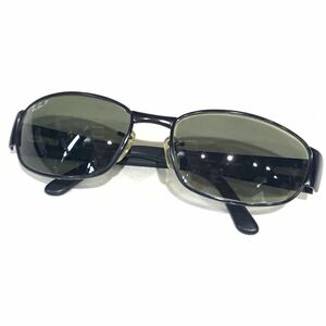 Ray-Ban レイバン POLARIZED サングラス オーバル 逆ヒンジ RB3141 006/48 60□18 ブラック コレクション 眼鏡 アイウェア 小物 おしゃれ