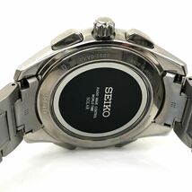 SEIKO セイコー BRIGHTZ ブライツ 腕時計 SAGA197 電波ソーラー カレンダー ブラック クロノグラフ コレクション チタン 動作確認済 箱付き_画像6