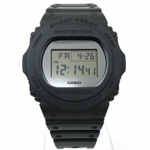 新品 CASIO カシオ G-SHOCK ジーショック 腕時計 DW-5700BBMA クオーツ デジタル ラウンド ブラック ミラー コレクション 箱付 動作確認済の画像2