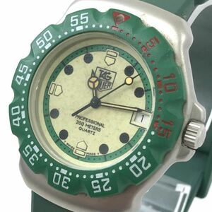 TAG HEUER タグホイヤー 腕時計 クオーツ 372.513 プロフェッショナル フォーミュラ1 グリーン 緑 カレンダー コレクション 動作確認済