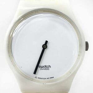 Swatch スウォッチ 腕時計 GW116 クオーツ コレクション コレクター 個性的 シンプル おしゃれ 軽量 軽い ホワイト 電池交換済 動作確認済