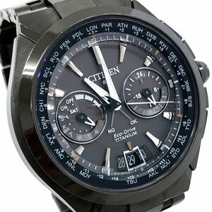 CITIZEN シチズン ATTESA アテッサ Eco-Drive エコドライブ 腕時計 CC1085-52E 電波ソーラー チタン サテライト ウエーブ 動作確認済