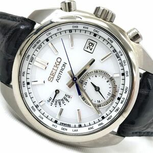 超美品 SEIKO セイコー ASTRON アストロン 腕時計 SBXY021 電波ソーラー アナログ カレンダー チタン チタニウム 箱付き 動作確認済