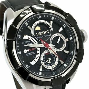 美品 SEIKO セイコー VELATURA ベラチュラ 腕時計 SRX009P2 キネティック 自動巻き ダイレクト ドライブ アナログ 箱付き 動作確認済