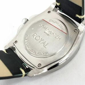 新品 KAMAWATCH カーマウォッチ 腕時計 KWPM34 クオーツ アナログ スクエア ROYAL サーミックテクノロジー 個性的 コレクション 箱付き.の画像6