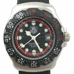 TAG HEUER タグホイヤー FORMULA1 フォーミュラ1 腕時計 クオーツ 374.508 プロフェッショナル ブラック レッド コレクション 動作確認済