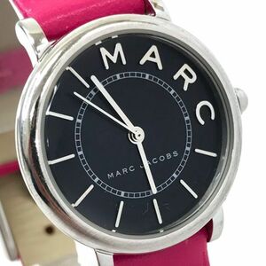 MARC JACOBS CLASSIC マークジェイコブス クラシック 腕時計 MJ1540 クオーツ アナログ ラウンド ブラック ピンク 電池交換済 動作確認済