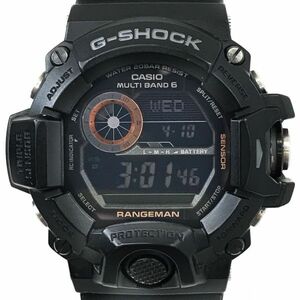 CASIO カシオ G-SHOCK ジーショック RANGEMAN レンジマン 腕時計 GW-9400BJ-1 電波ソーラー タフソーラー デジタル ブラック 黒 動作確認済