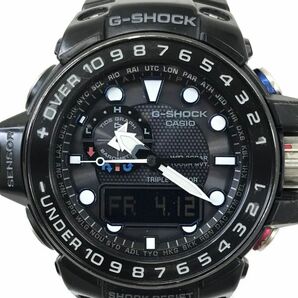 美品 CASIO カシオ G-SHOCK ジーショック GULFMASTER ガルフマスター マスターオブG 腕時計 電波ソーラー GWN-1000B-1AJF 箱付 動作確認済の画像1