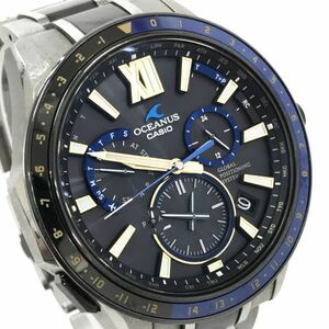 CASIO カシオ OCEANUS オシアナス GPS ハイブリッド 腕時計 OCW-G1200-1A 電波ソーラー タフソーラー マルチバンド6 チタン 動作確認済