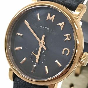 Marc by Marc Jacobs マークバイマークジェイコブス 腕時計 MBM1331 クオーツ ラウンド ゴールド おしゃれ アナログ 電池交換済 動作確認済