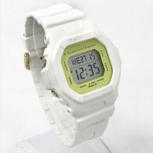 CASIO カシオ BABY-G ベビーG べビージー Ehwg コラボ 腕時計 BG-5600BK クオーツ イーハイフンワールドギャラリー ホワイト 動作確認済の画像3