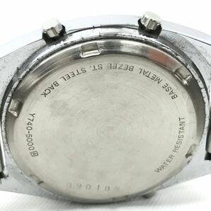 SEIKO セイコー ALBA アルバ 腕時計 Y740-5000 クオーツ デジタル スクエア ウォッチ シルバー シンプル カレンダー 格好良い 日常生活防水の画像6