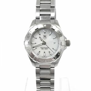 美品 TAGHEUER タグホイヤー AQUARACER アクアレーサー 腕時計 WAY1412 クオーツ シェル文字盤 コレクション 電池交換済 動作確認済の画像3