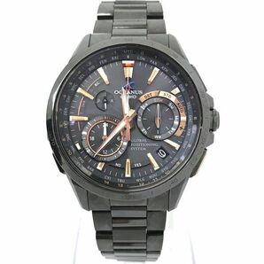 美品 CASIO カシオ OCEANUS オシアナス 腕時計 OCW-G1000B-1A2 電波ソーラー マルチバンド6 GPS チタン ブラック 箱付き 動作確認済みの画像2