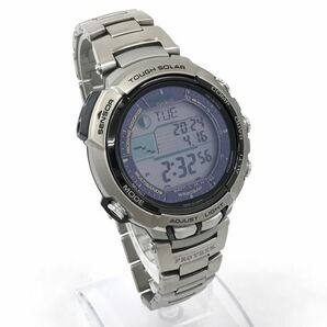 超美品 CASIO カシオ PROTREK プロトレック MANASLU マナスル 腕時計 PRX-2500T-7 電波ソーラー マルチバンド6 デジタル 動作確認済 箱付きの画像3