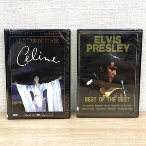  new goods unopened DVD 2 pieces set Celine Dion Celine Dion Elvis Presley L vi s Press Lee rock artist abroad music western-style music.