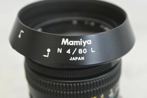 K●【現状品】 Mamiya F4 80mm ② 中判 カメラ レンズ マミヤ_画像4