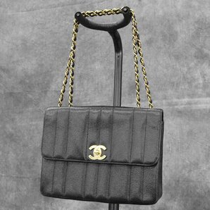 F☆CHANEL シャネル マトラッセ キャビアスキン ☆難あり品☆の画像1