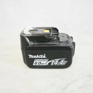 K●【現状品】makita 14.4V 6.0Ah BL1460B② リチウムイオンバッテリー マキタの画像5