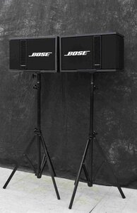 F☆BOSE ボーズ スピーカーペア 301 MUSIC MONITOR-II スタンド付き ☆中古☆