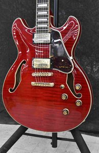 F☆Ibanez アイバニーズ セミアコ AS93FM-TCD 5B-01 Transparent Cherry Red ☆中古☆