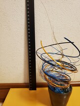 巻く、風 ワイヤーアート 針金工作 インテリア オリジナル 置き物 ハンドメイド_画像7